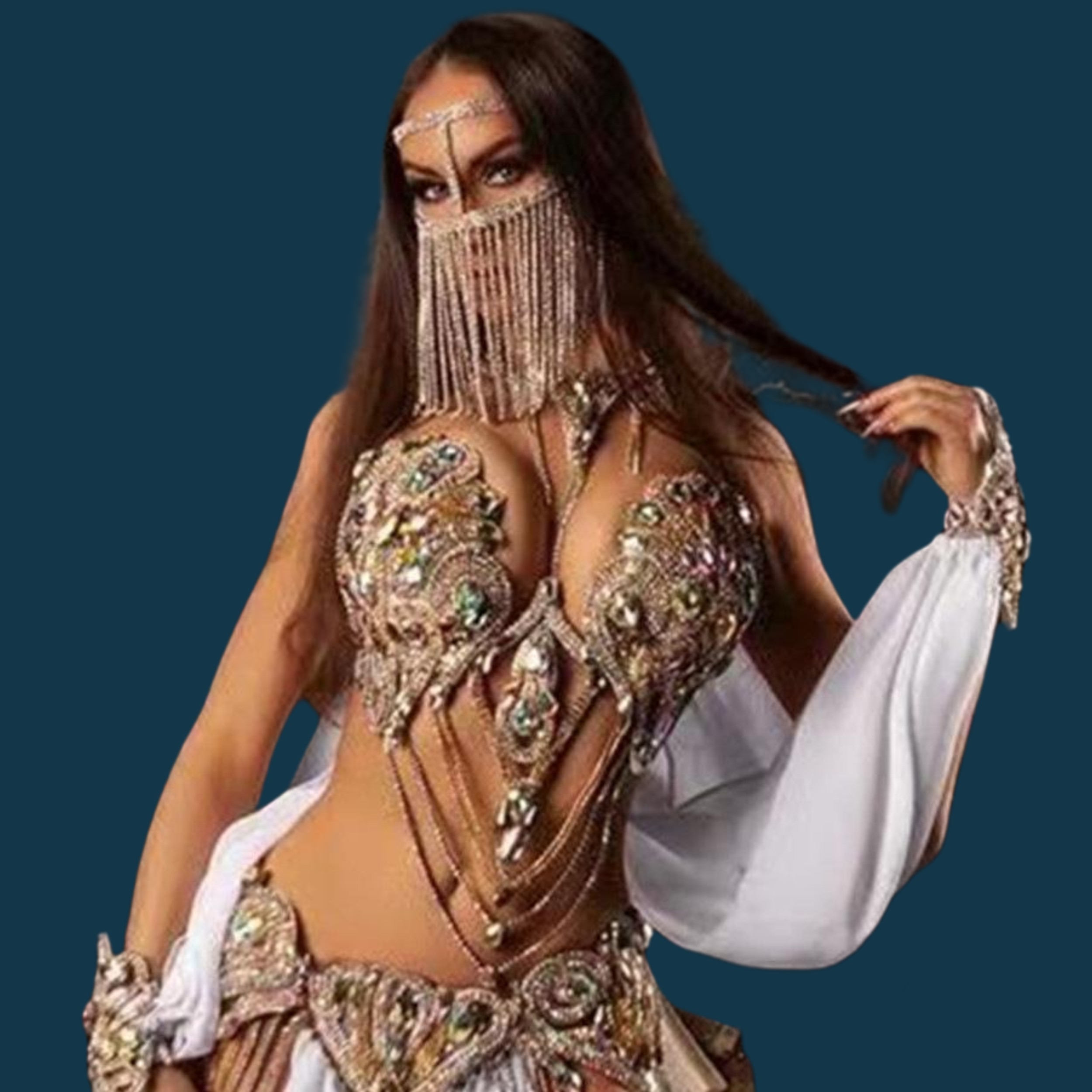 Body Jewelry High End - Masque de luxe haut de gamme