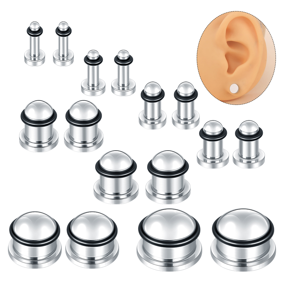 Body Jewelry Ear Plugs - 1 paire de jauges de bouchon