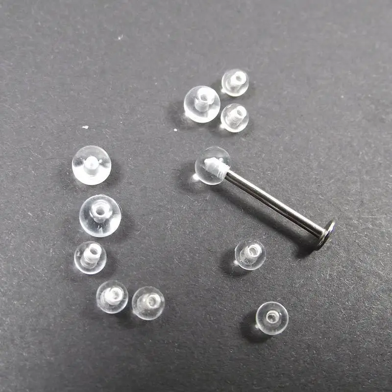 Body Jewelry Replacement Ball - 100 pièces boules de rechange transparentes