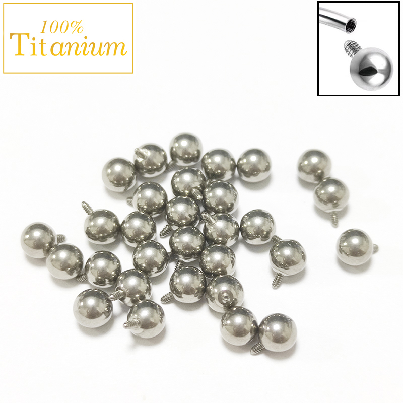 Body Jewelry Replacement Ball - 10 pièces de qualité d'implant ASTM