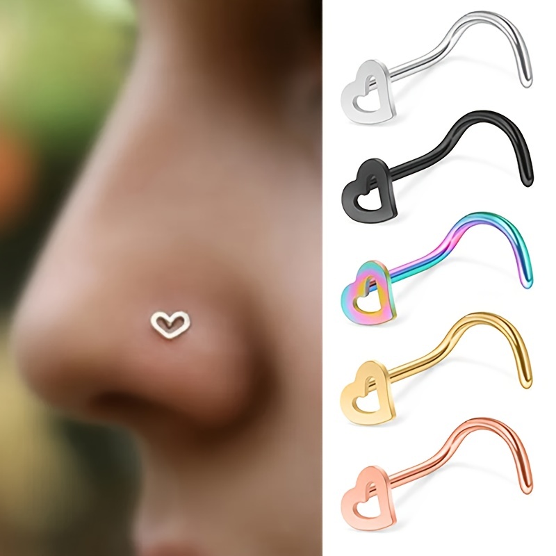 Nostril Screw Pin - Ensemble de clous de nez en