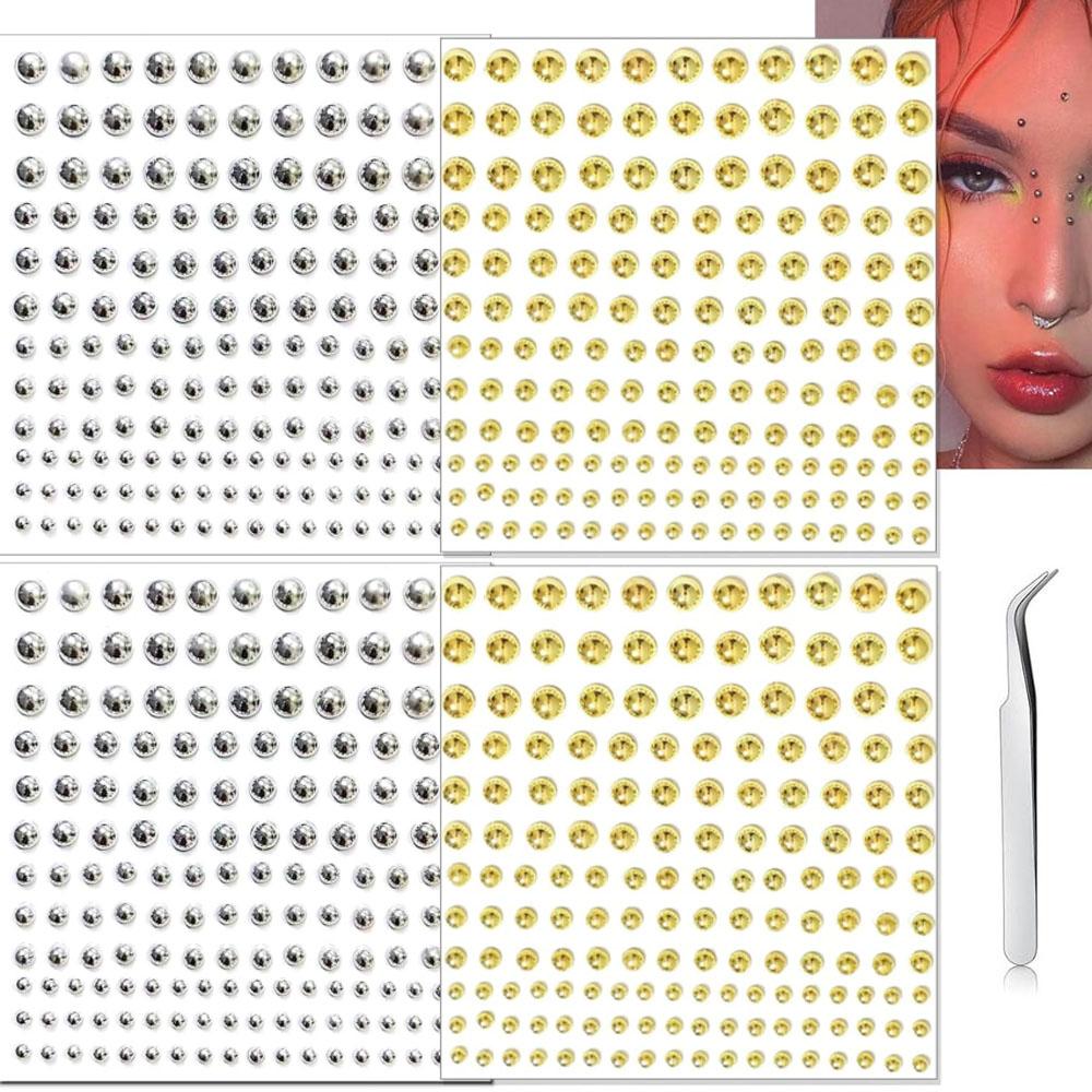 Body Jewelry Lip Ring - Lot de 661 faux piercings faciaux,
