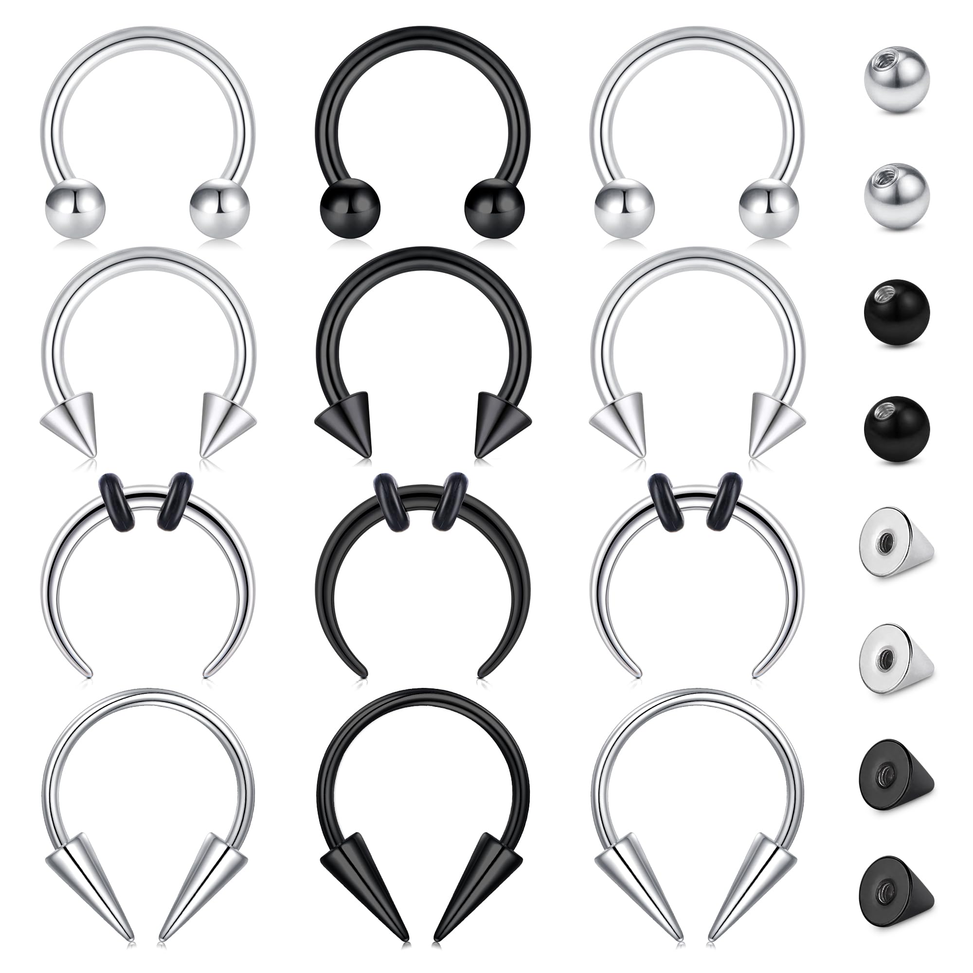 Body Jewelry Replacement Ball - 20pcs 16G septum anneaux septum bijoux