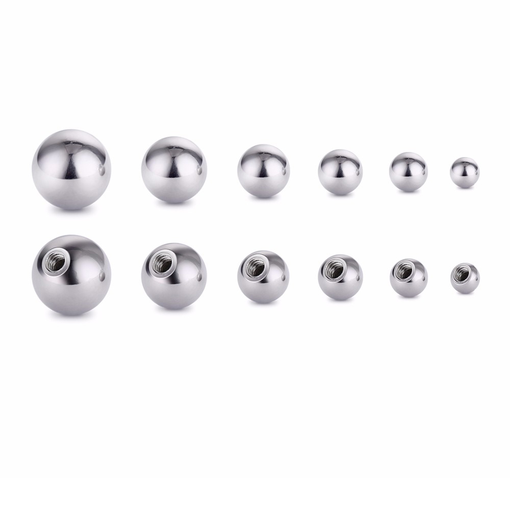 Body Jewelry Replacement Ball - Boules rondes de remplacement en acier