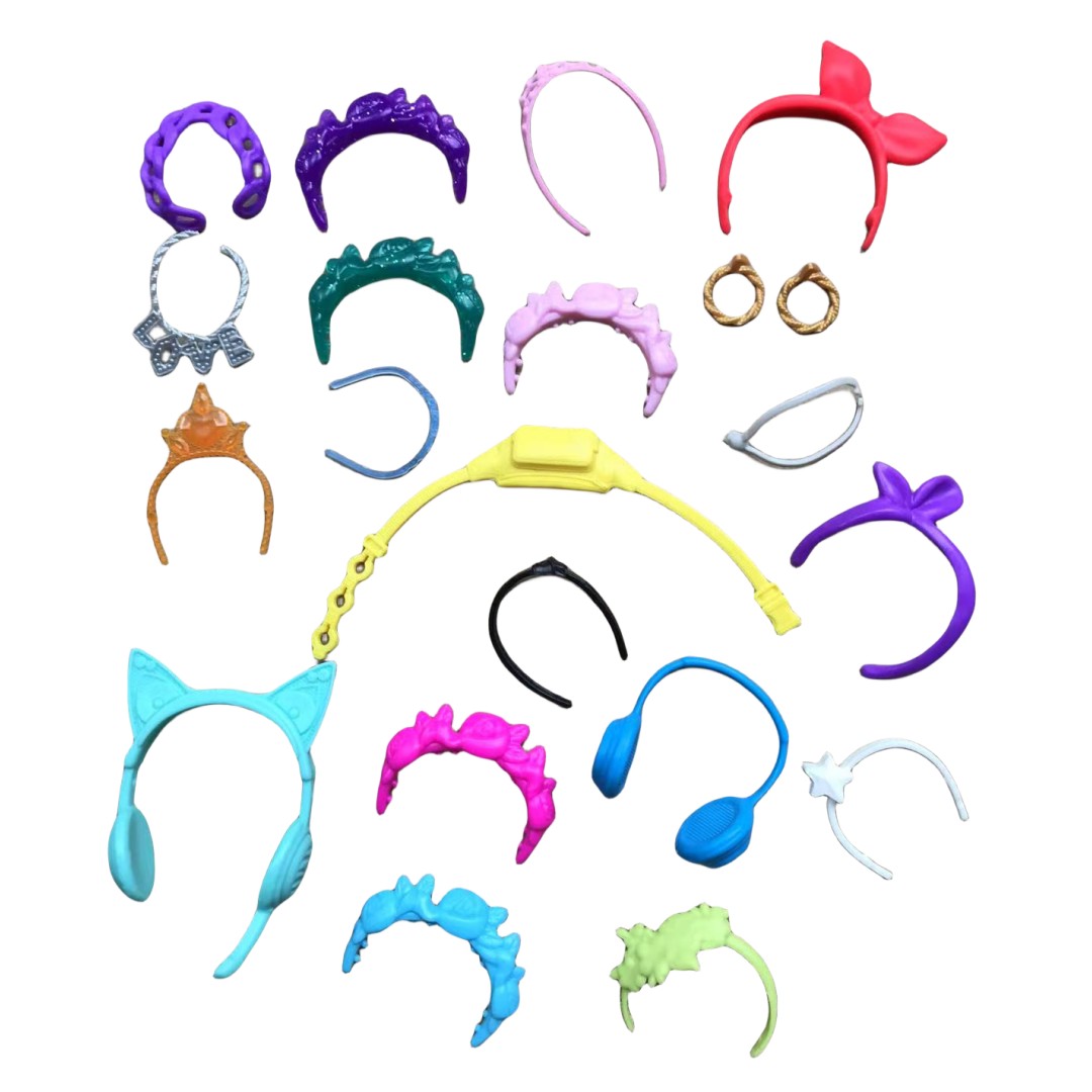Body Jewelry Bulk - Bandeau de poupée multi-formes, boucles d'oreilles,