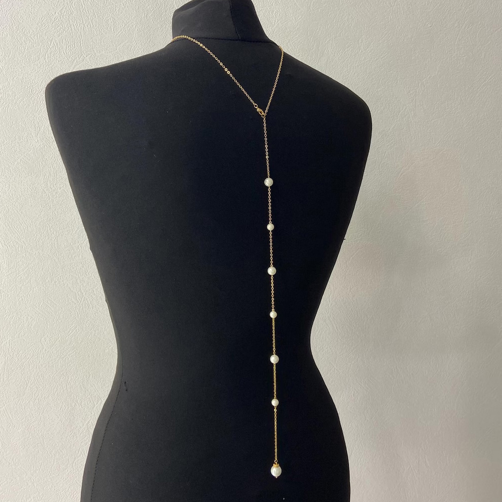 Collier bohème en chaîne arriè - Body Jewelry For Backless Dress avis et prix