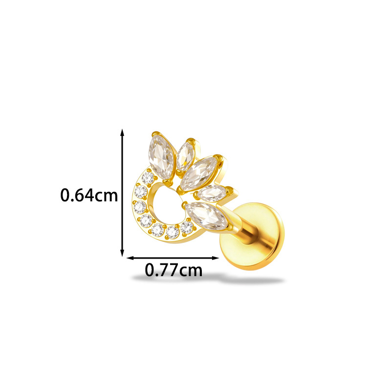 1 pièce Piercing Labret en Tit - Body Jewelry Implant Grade avis et prix