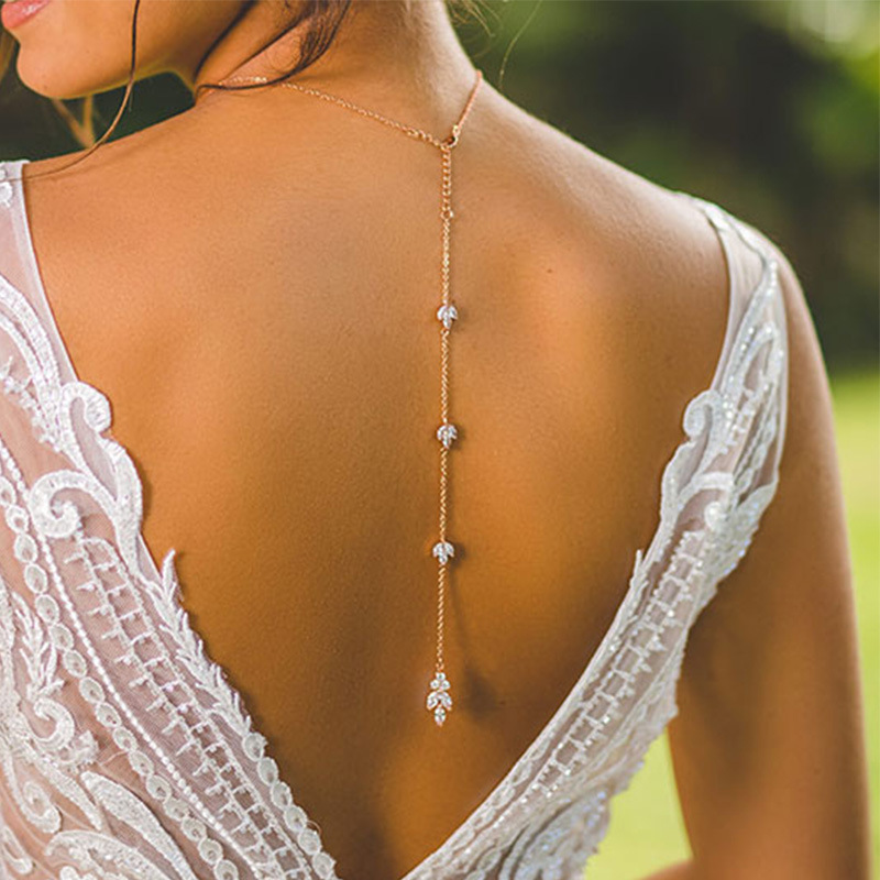 Chaîne dorsale avec pendentif  - Body Jewelry For Backless Dress avis et prix