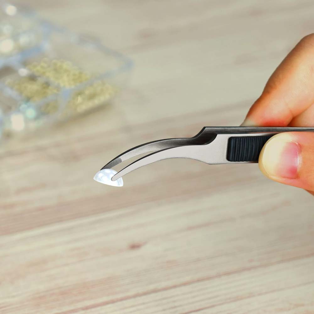 Pince à épiler incurvée à poin - Body Jewelry Repair avis et prix