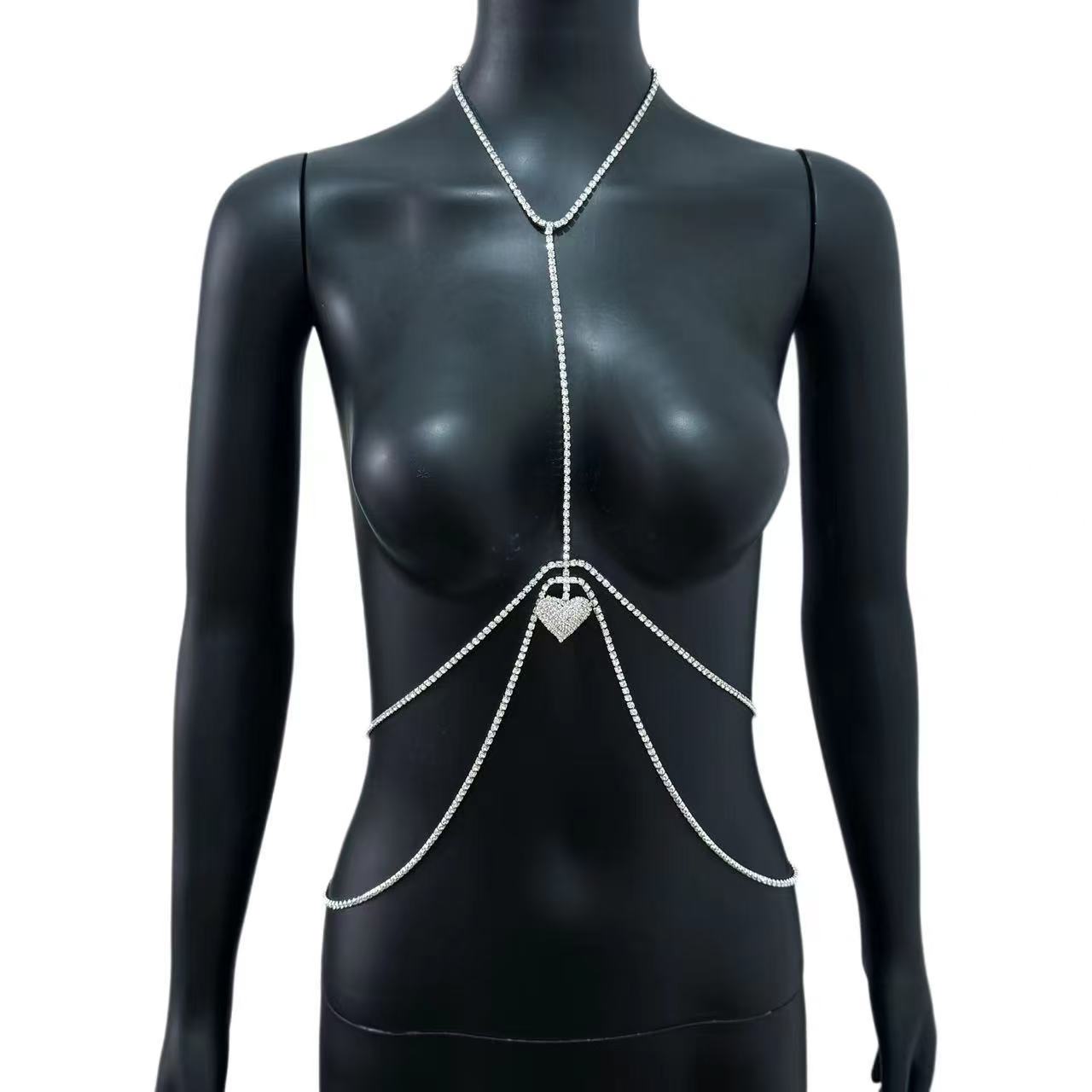 Chaîne de taille en strass en  - Body Jewelry High End avis et prix