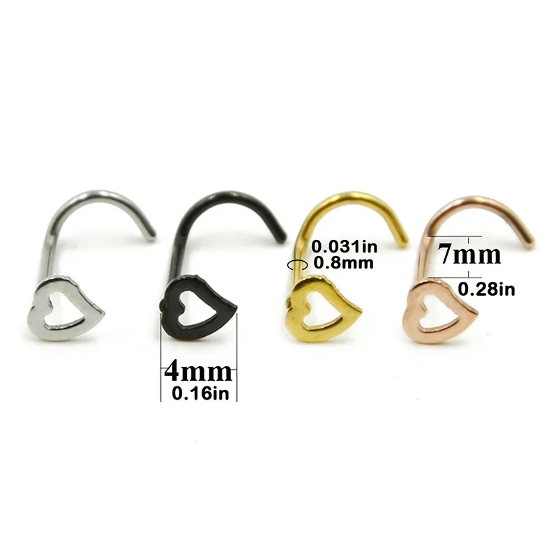 Ensemble de goujons en forme d - Nostril Screw Pin avis et prix