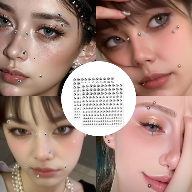 Autocollants argentés pour lèv - Body Jewelry Lip Ring avis et prix