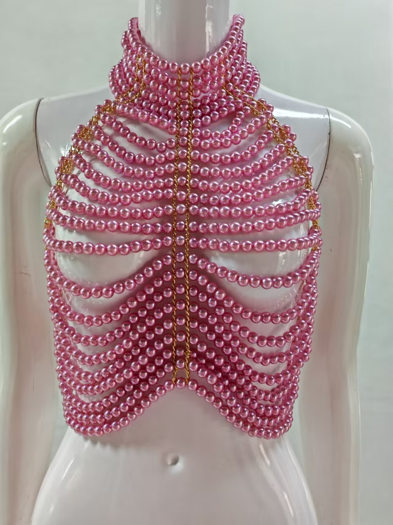 Débardeur à col pile pour femm - Body Jewelry For Backless Dress avis et prix