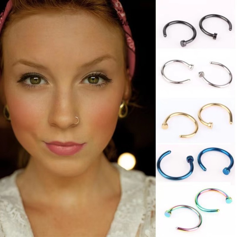Lot de 6 faux anneaux de nez p - Body Jewelry Lip Ring avis et prix