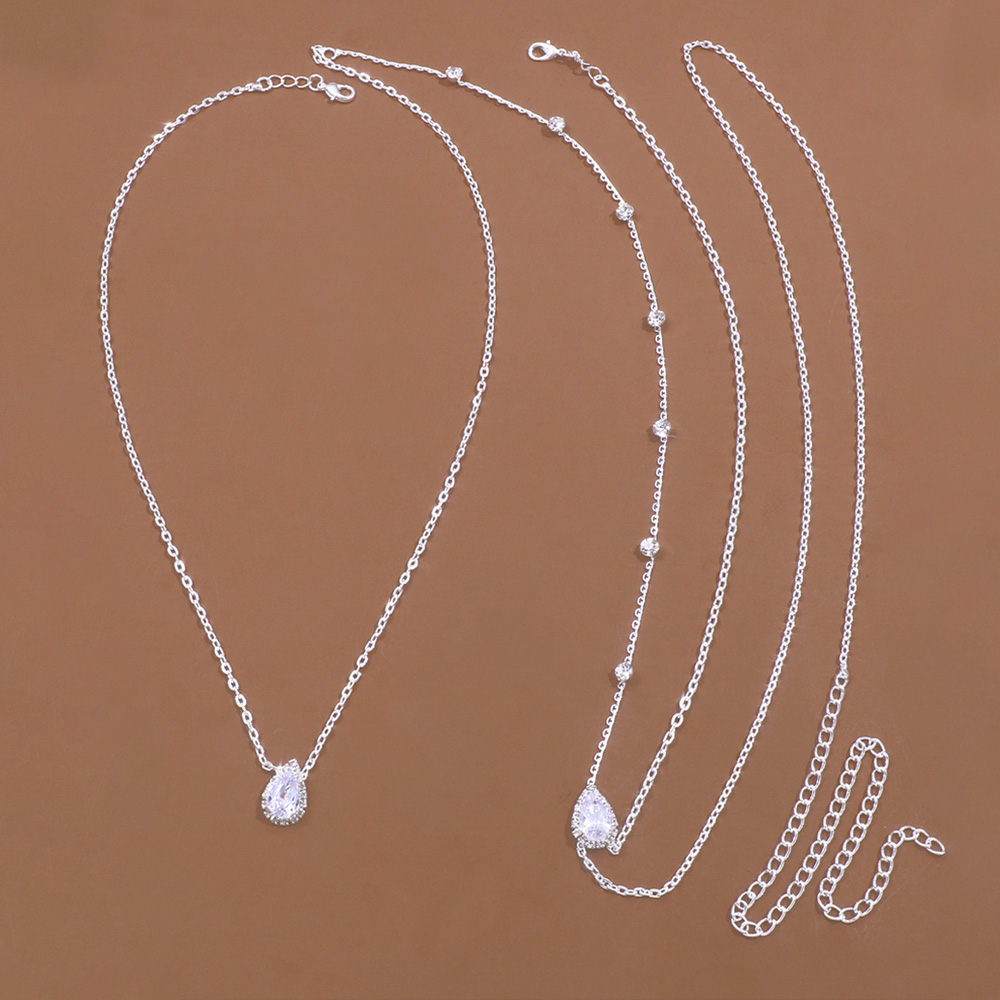 Stonefans luxe goutte d'eau Zi - Body Jewelry For Backless Dress avis et prix