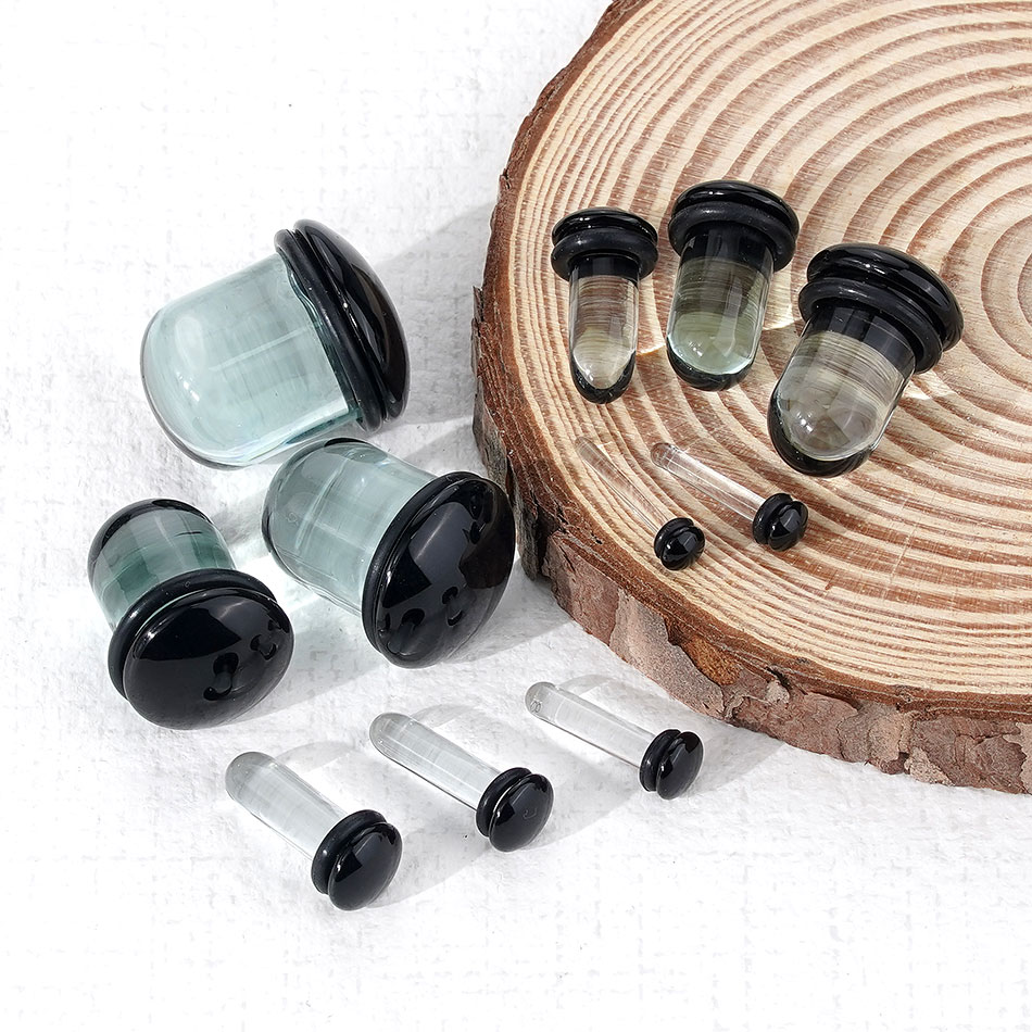 Jauges d'oreille en verre, Kit - Body Jewelry Ear Plugs avis et prix