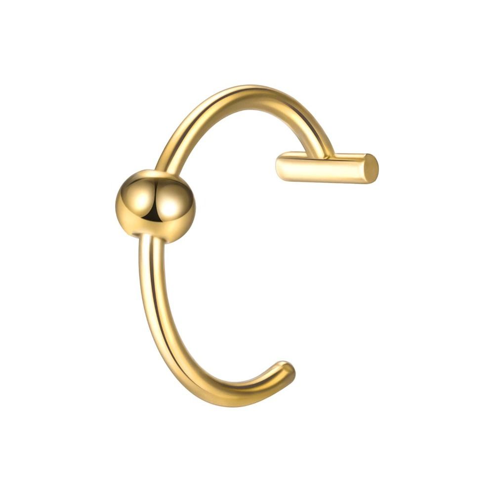 Faux anneau de nez en acier in - Body Jewelry Lip Ring avis et prix