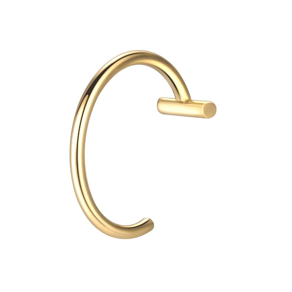 Faux anneau de nez en acier in - Body Jewelry Lip Ring avis et prix