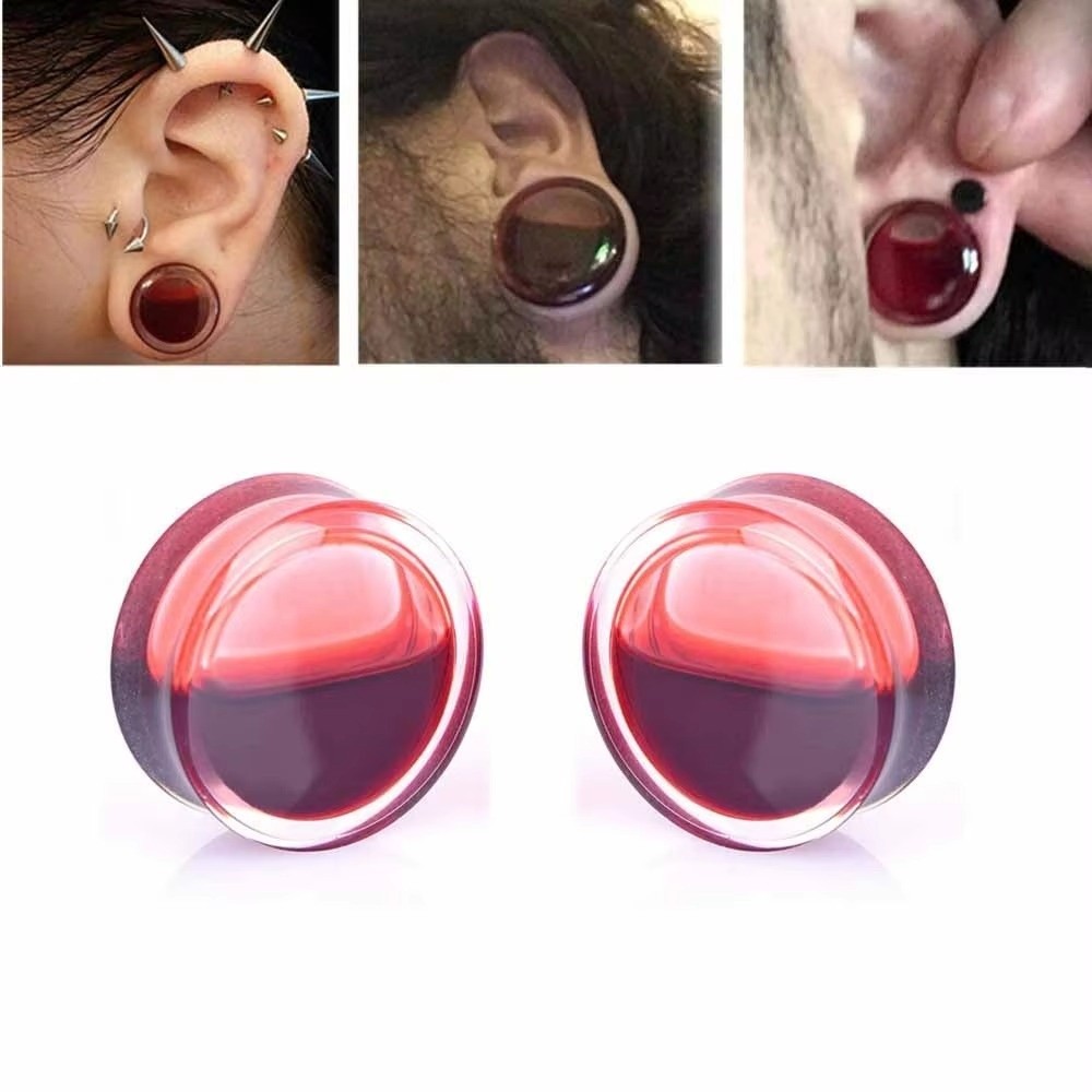 Double Saddle Ear Plug Jewelry - Body Jewelry Ear Plugs avis et prix