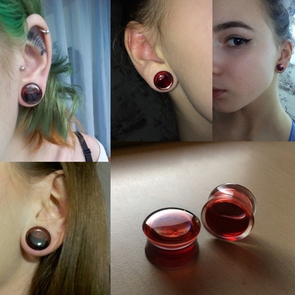Double Saddle Ear Plug Jewelry - Body Jewelry Ear Plugs avis et prix
