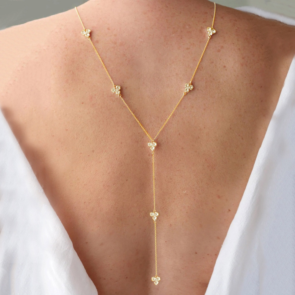 Stonefans élégant cristal dos  - Body Jewelry For Backless Dress avis et prix