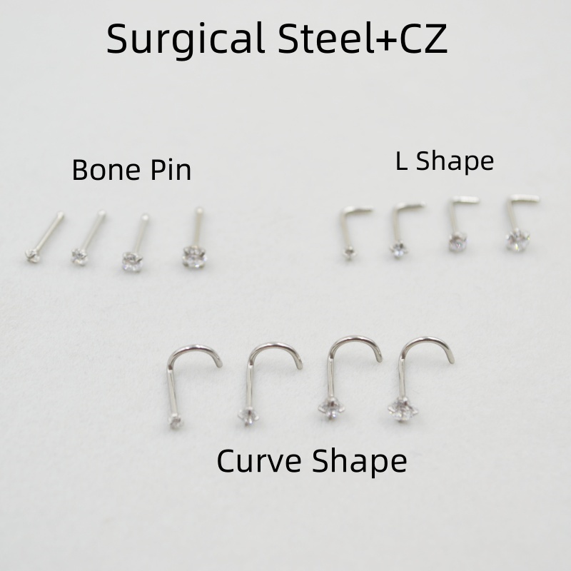 Piercing en Forme de Vis en L  - Nostril Screw Pin avis et prix