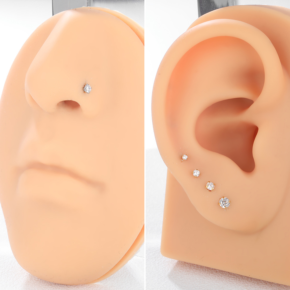 1/5 pièces Piercing de nez en  - Body Jewelry Implant Grade avis et prix
