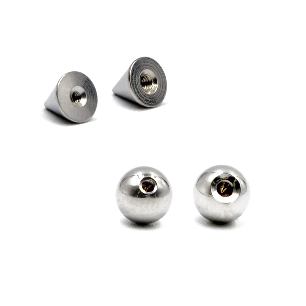 100 pcs/lot acier 14G 16G nez  - Body Jewelry Replacement Ball avis et prix