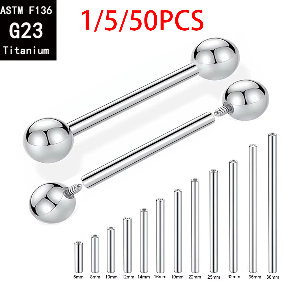 1/5/50 PIÈCES ASTM F136 Titane - Body Jewelry Implant Grade avis et prix