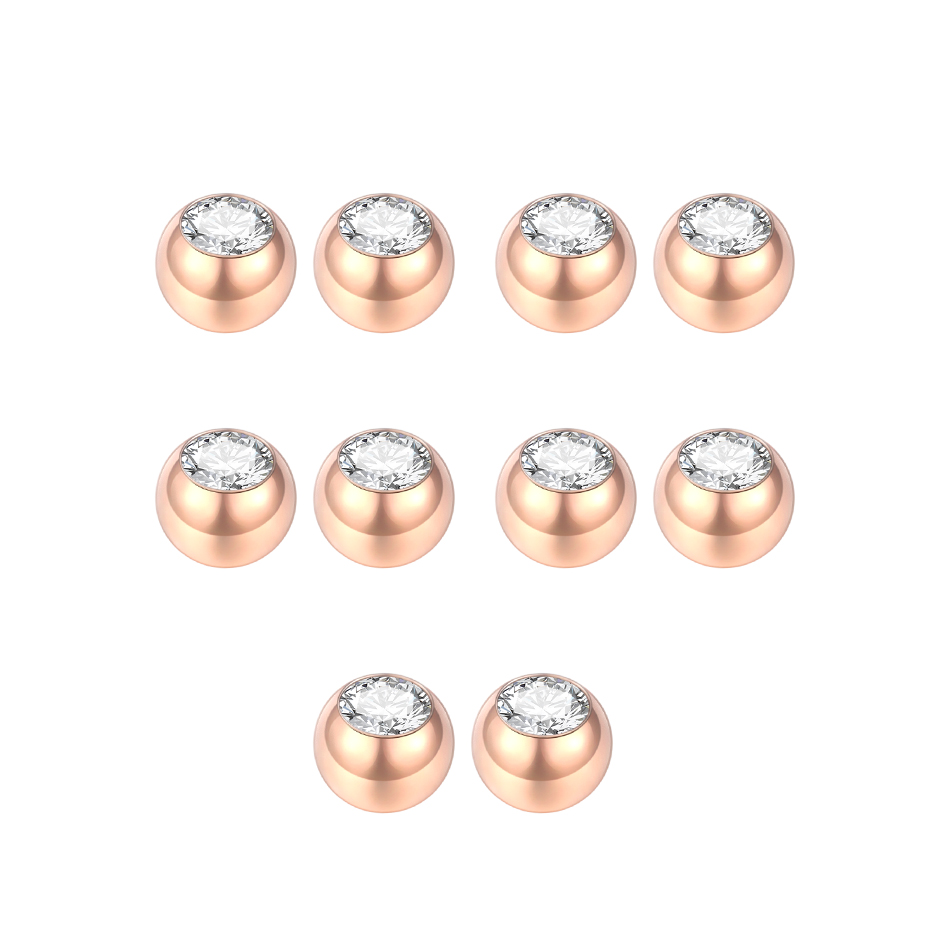 IkCZ Gem Piercing en acier, La - Body Jewelry Replacement Ball avis et prix