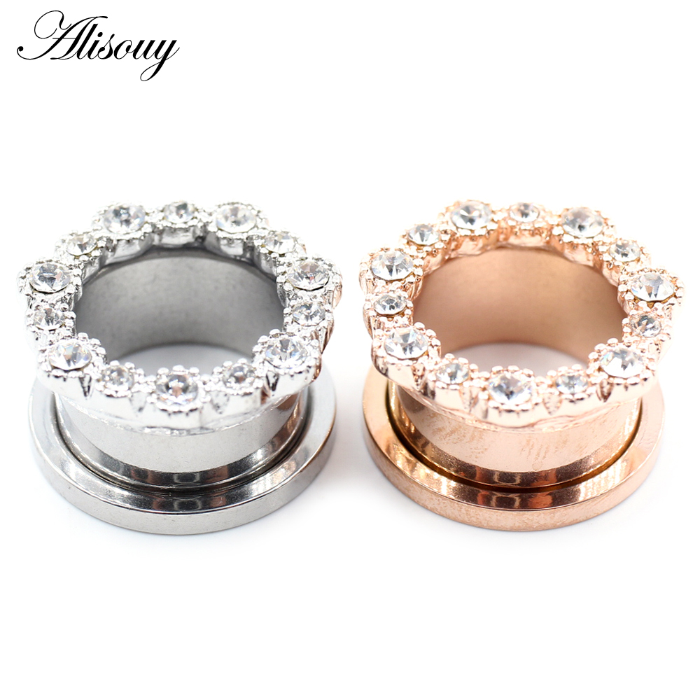 Alisouy 2 pièces en acier inox - Body Jewelry Ear Plugs avis et prix