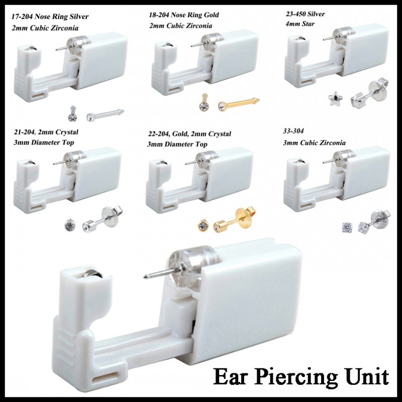 Kit de perçage d'oreille jetab - Body Jewelry Ear Plugs avis et prix