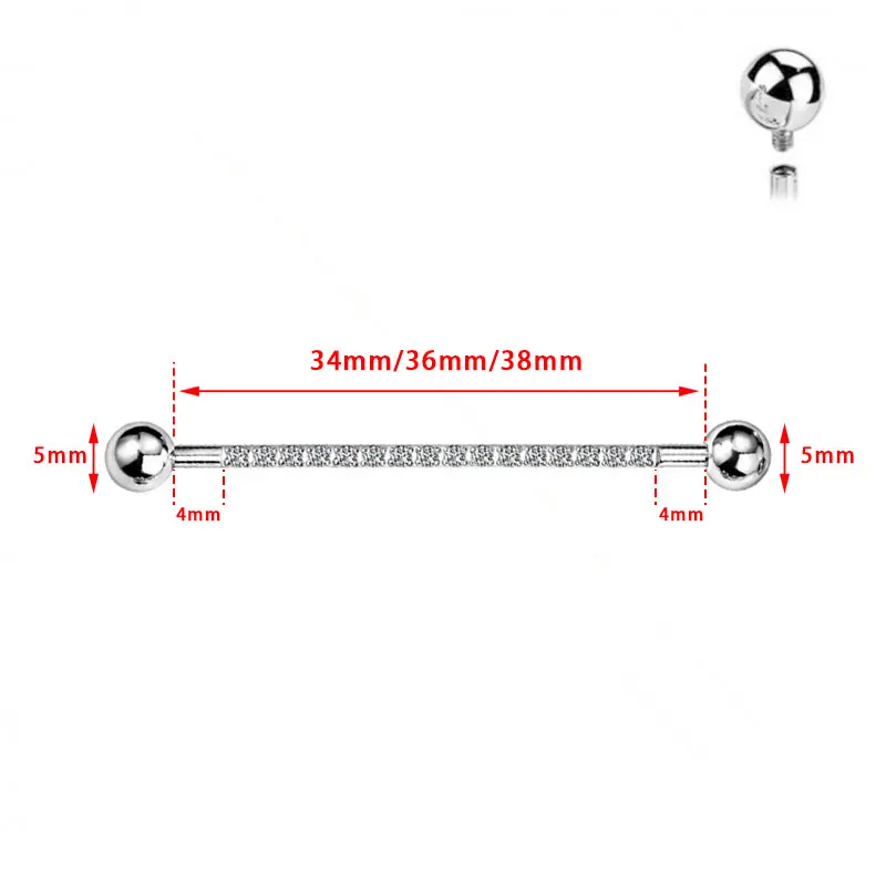 F136 – Piercing d'haltères ind - Body Jewelry Implant Grade avis et prix