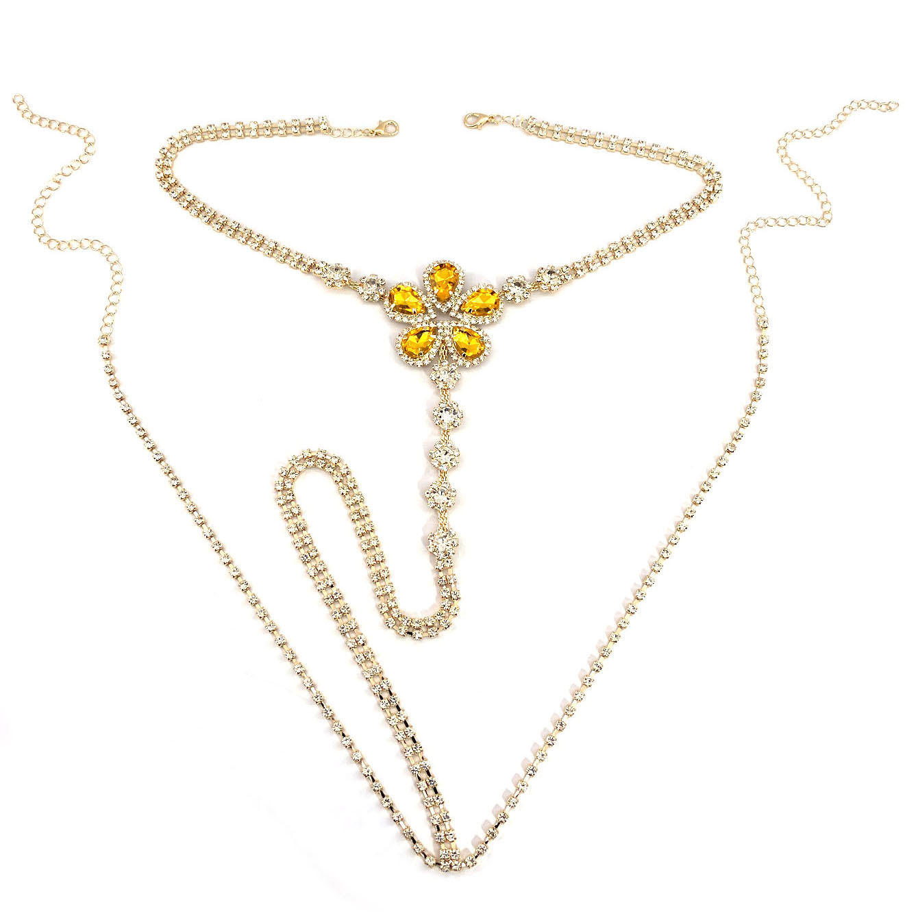 Ensemble string Sexy en strass - Body Jewelry Helix avis et prix