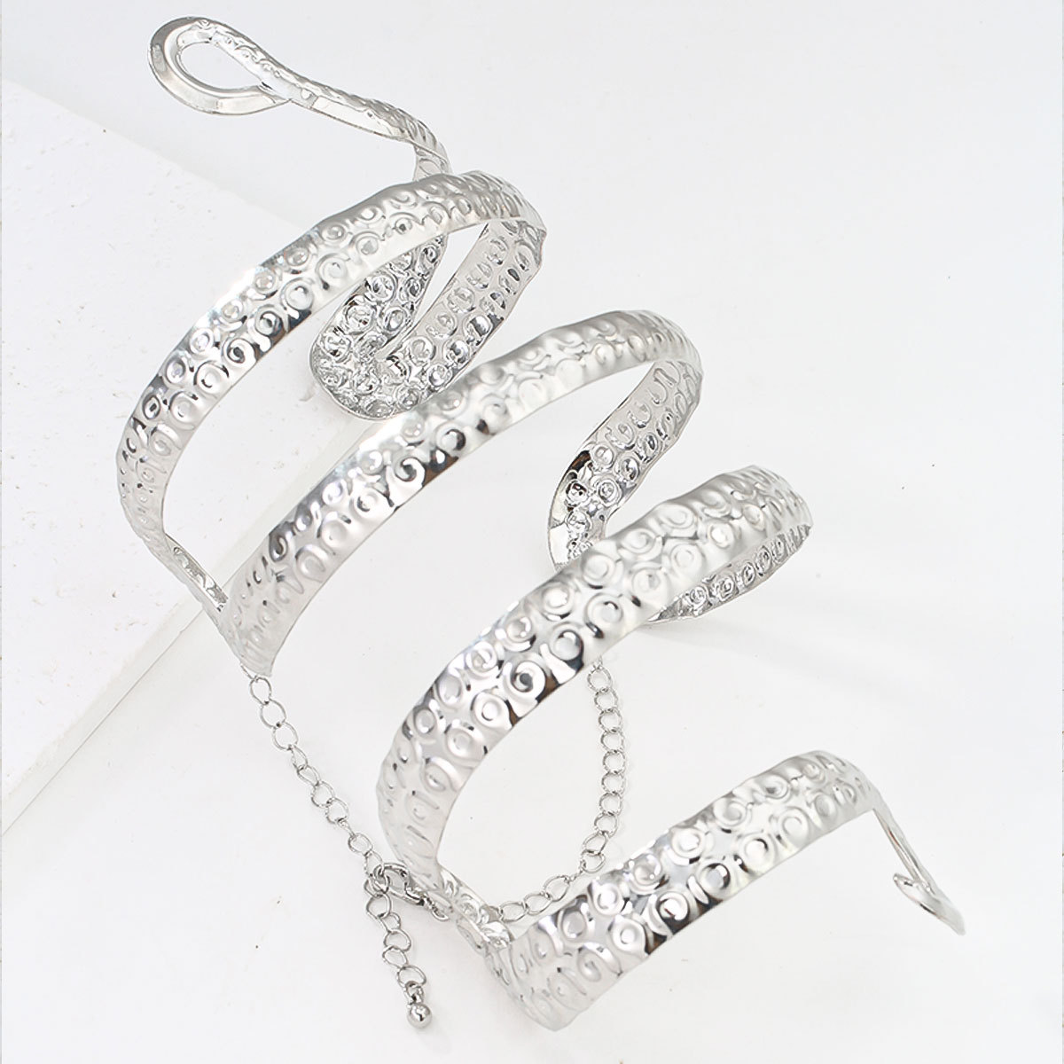 Manchette de bras serpent en a - Body Jewelry High End avis et prix